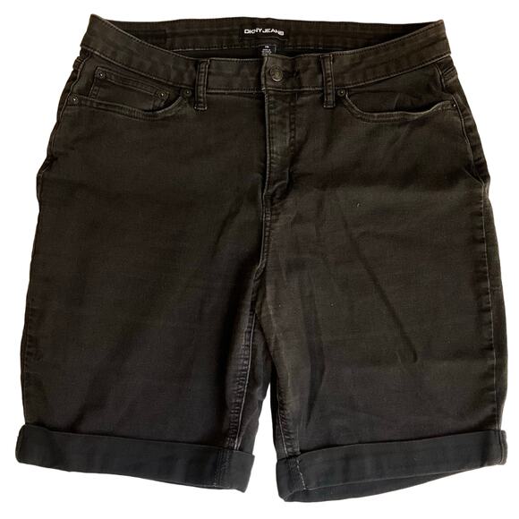 Dkny Pants - DKNY Women Denim Shorts size 16, Black